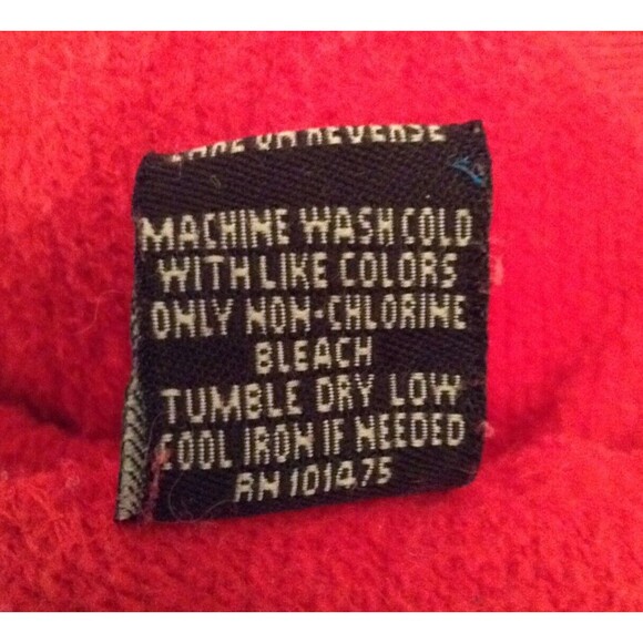 Ohio State Buckeyes Hoodie Men L Red Sweatshirt Pullover Logo Football Gorpcore - Picture 12 of 12